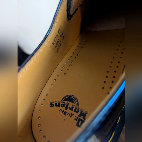 DOC MARTENS 1461 PATENT LEATHER OXFORDS - BLACK - NWOB - Picture 10 of 11